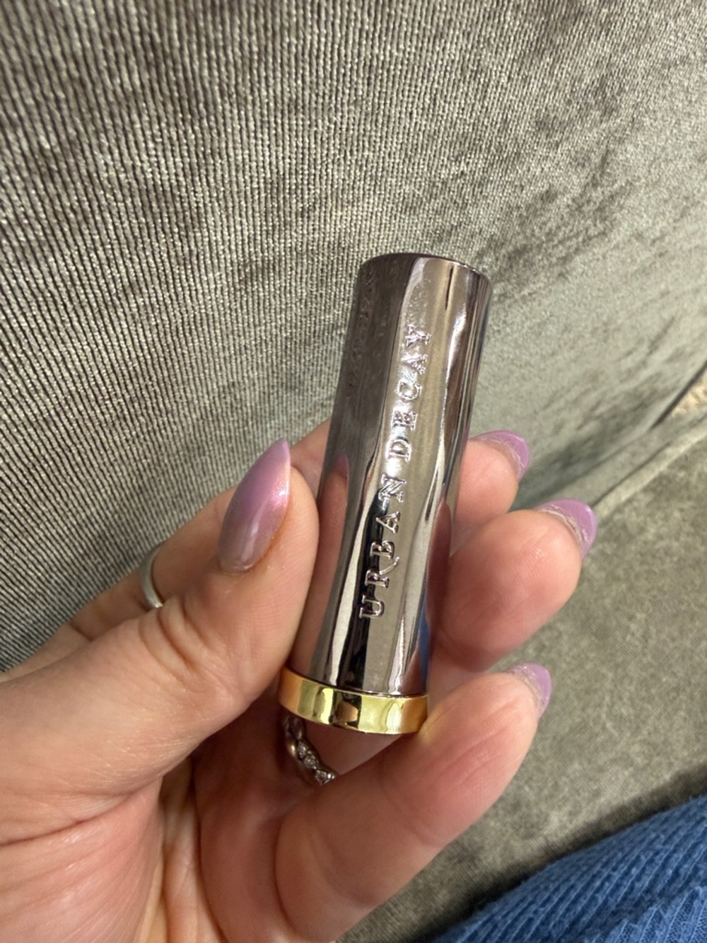 Urban Decay Soft Baby Pink Lipstick - Satin Finish - Picture 2 of 3